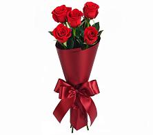 Букет 5 Красных роз Эдлесс Лав в Староникольское 