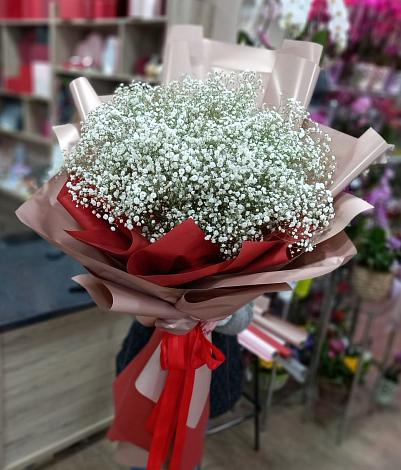 Букет цветов из: Гипсофила в Староникольское 