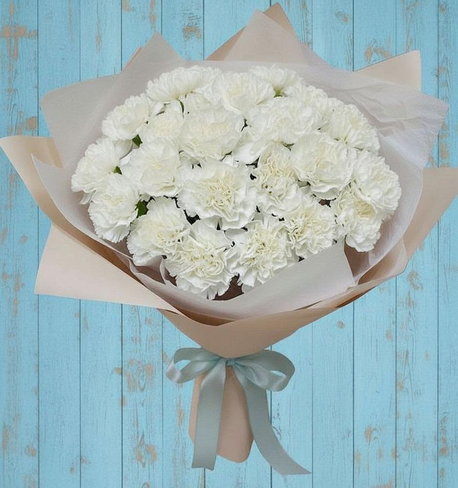 Букет цветов из: Гвоздики в Староникольское 