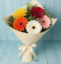 Букет цветов из:  Герберы в Староникольское 