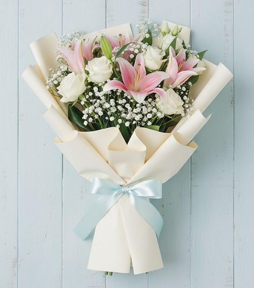 Букет цветов из: Лилии в Староникольское 