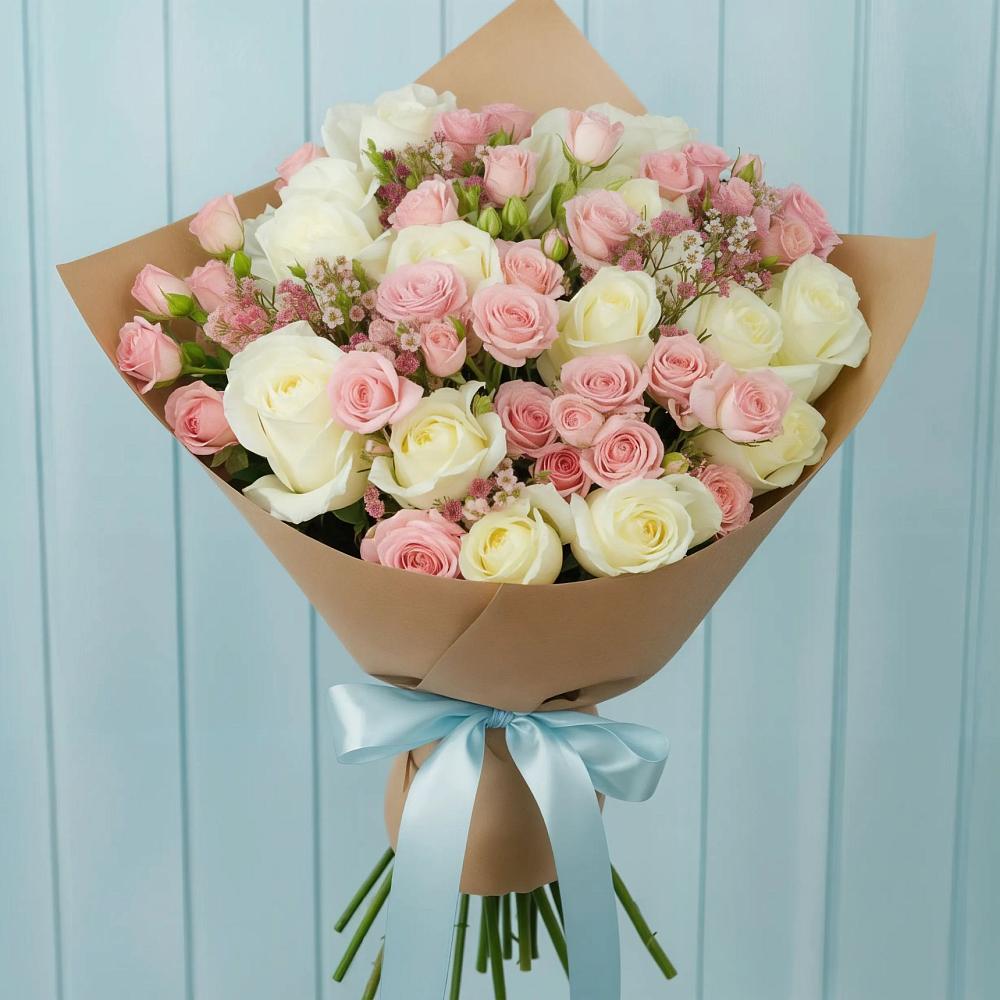 Букет цветов из: Розы в Староникольское 