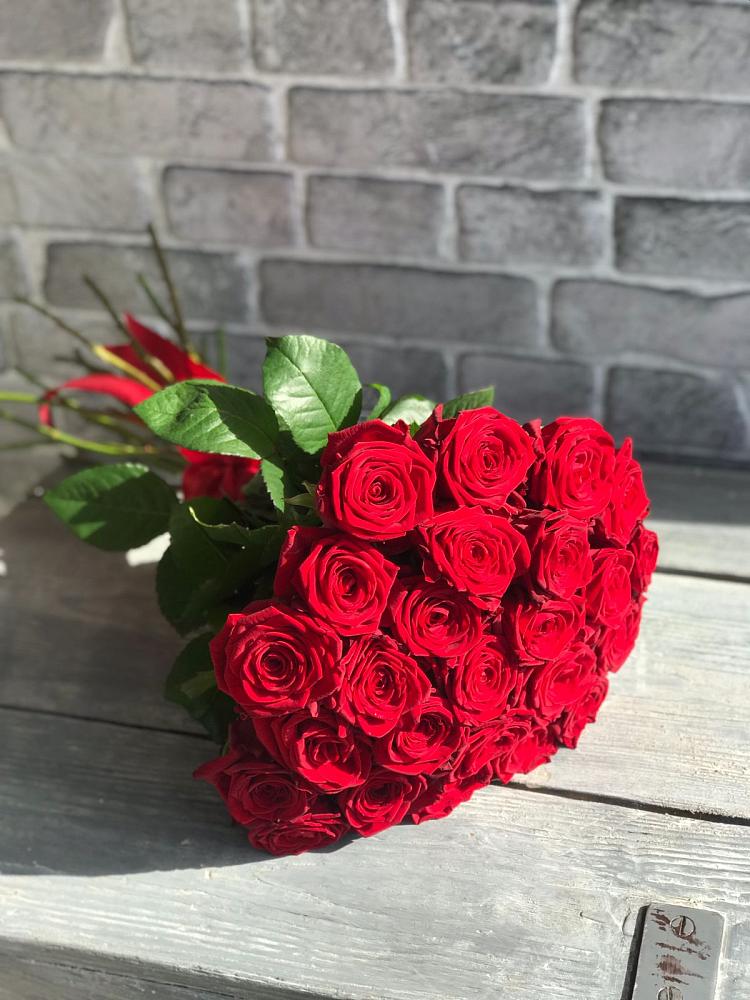 Букет Красные розы Фридом в Староникольское 