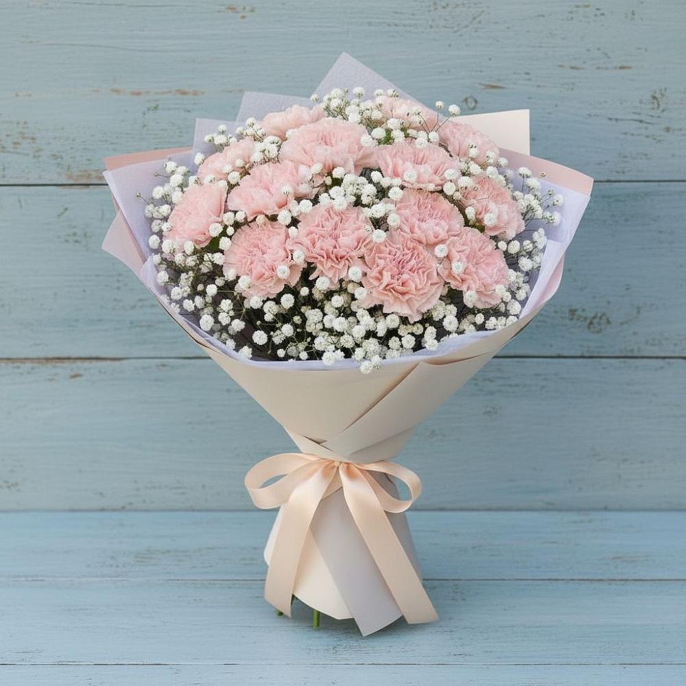 Букет цветов из: Гвоздики в Староникольское 