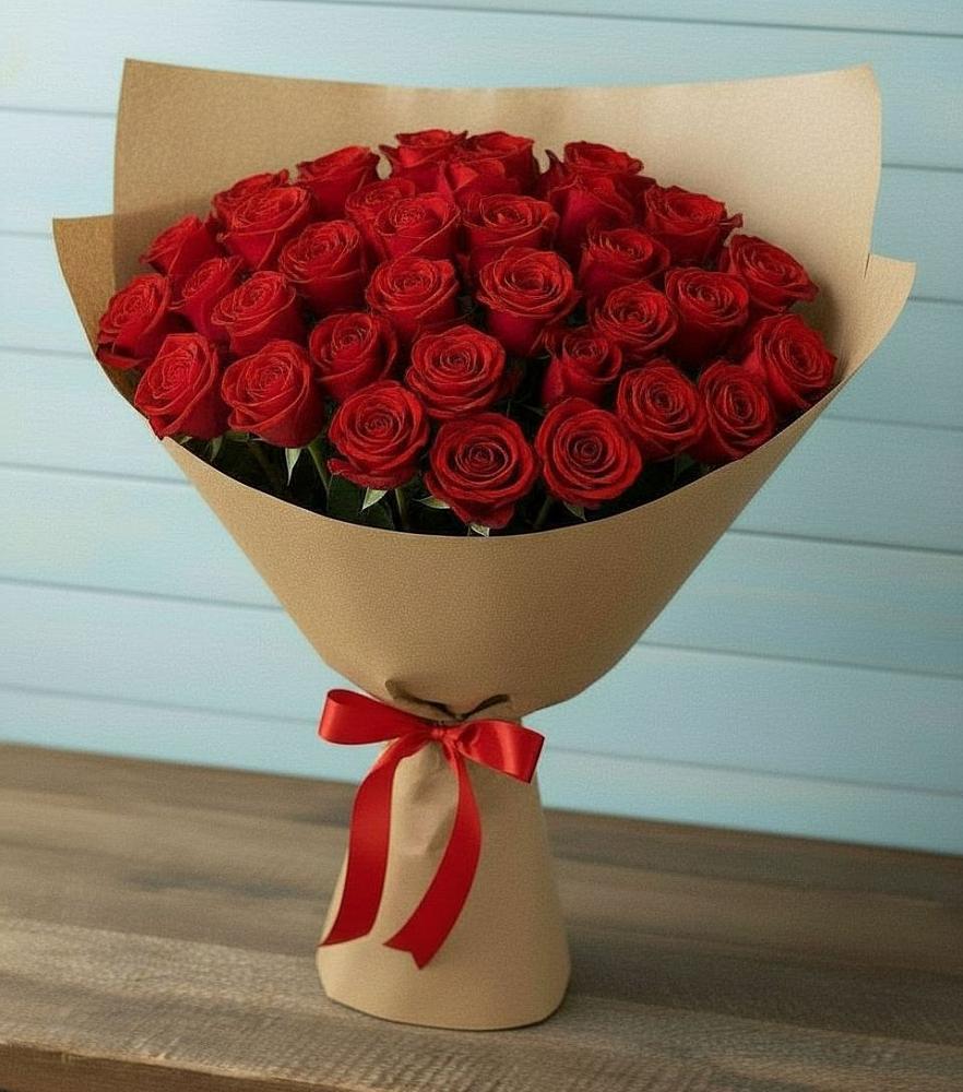 Букет Красные розы Милано в Староникольское 