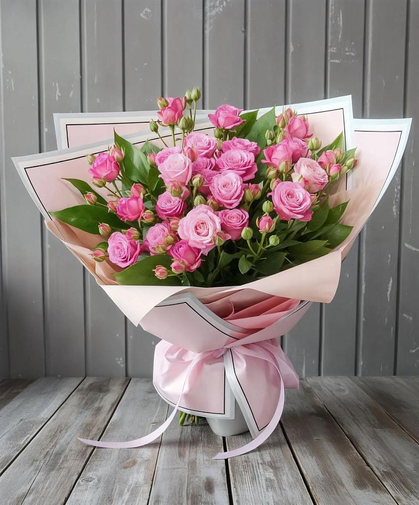 Букет Розовый кустик в Староникольское 