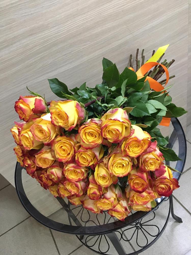 Букет Желтые розы в Староникольское 