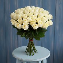 Букет 51 Белая роза Эдлесс Лав #REPLACE_PRED# Староникольское 