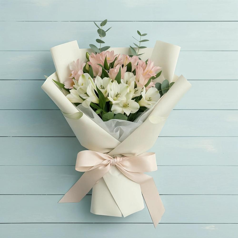 Букет цветов из: Альстромерии в Староникольское 