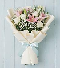Букет цветов из:  Лилии в Староникольское 