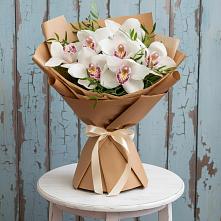 Букет цветов из:  Орхидеи и Розы в Староникольское 