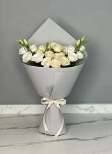 Букет цветов из:  Розы и Лизиантусы в Староникольское 